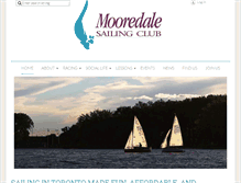 Tablet Screenshot of mooredalesailing.com